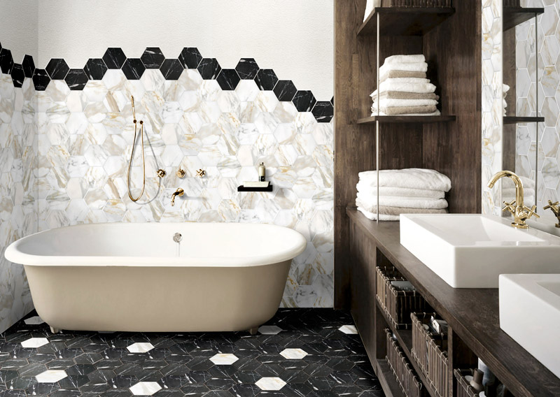 浴室磁磚-雅典娜-六角磚