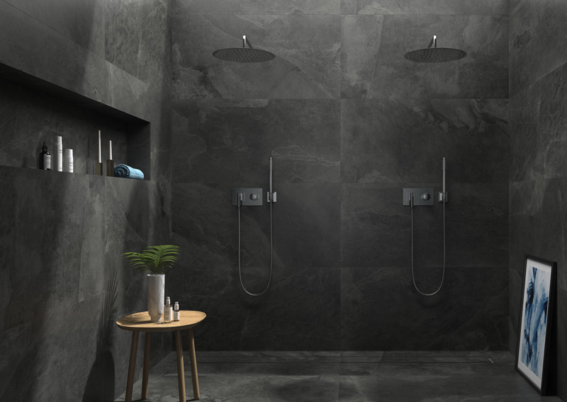 浴室磁磚-天山-天然板岩磚