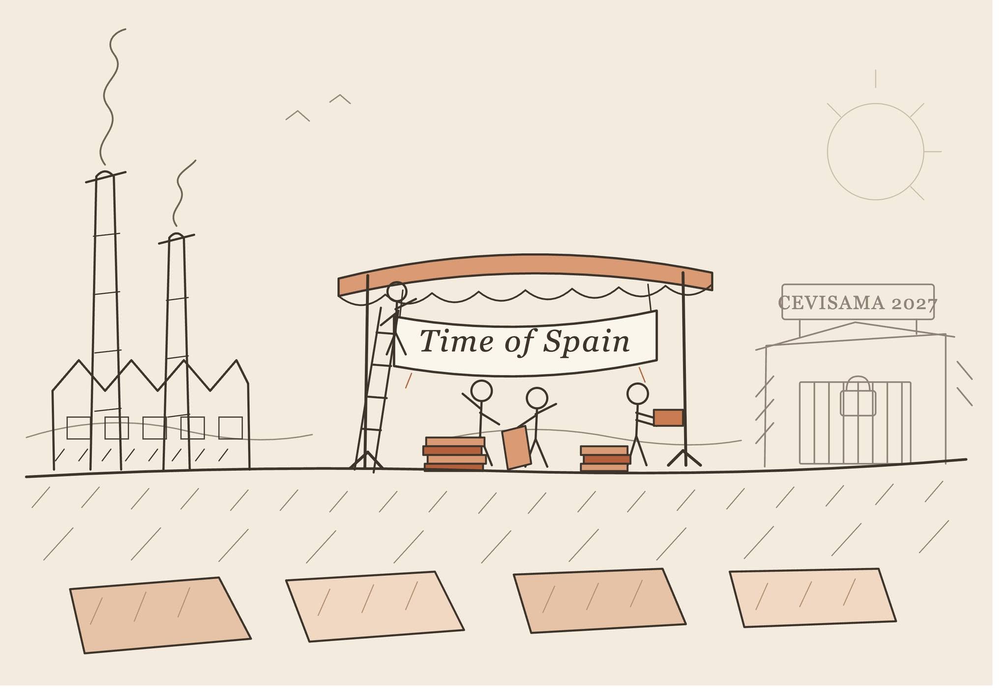 接班Cevisama ！「Time of Spain」：密謀在產區辦展
