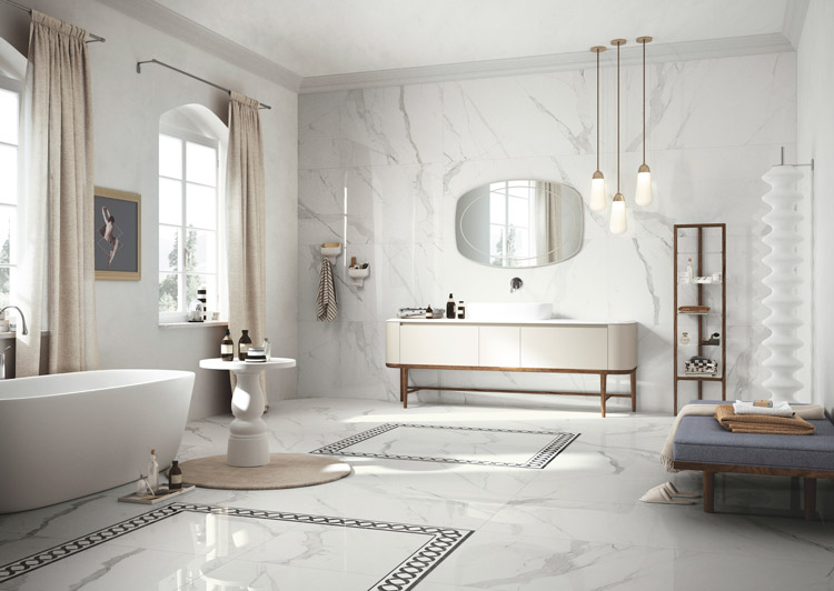 浴室磁磚設計-奢華貴氣大理石磁磚系列